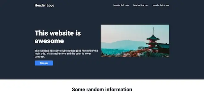 Odin Landing Page